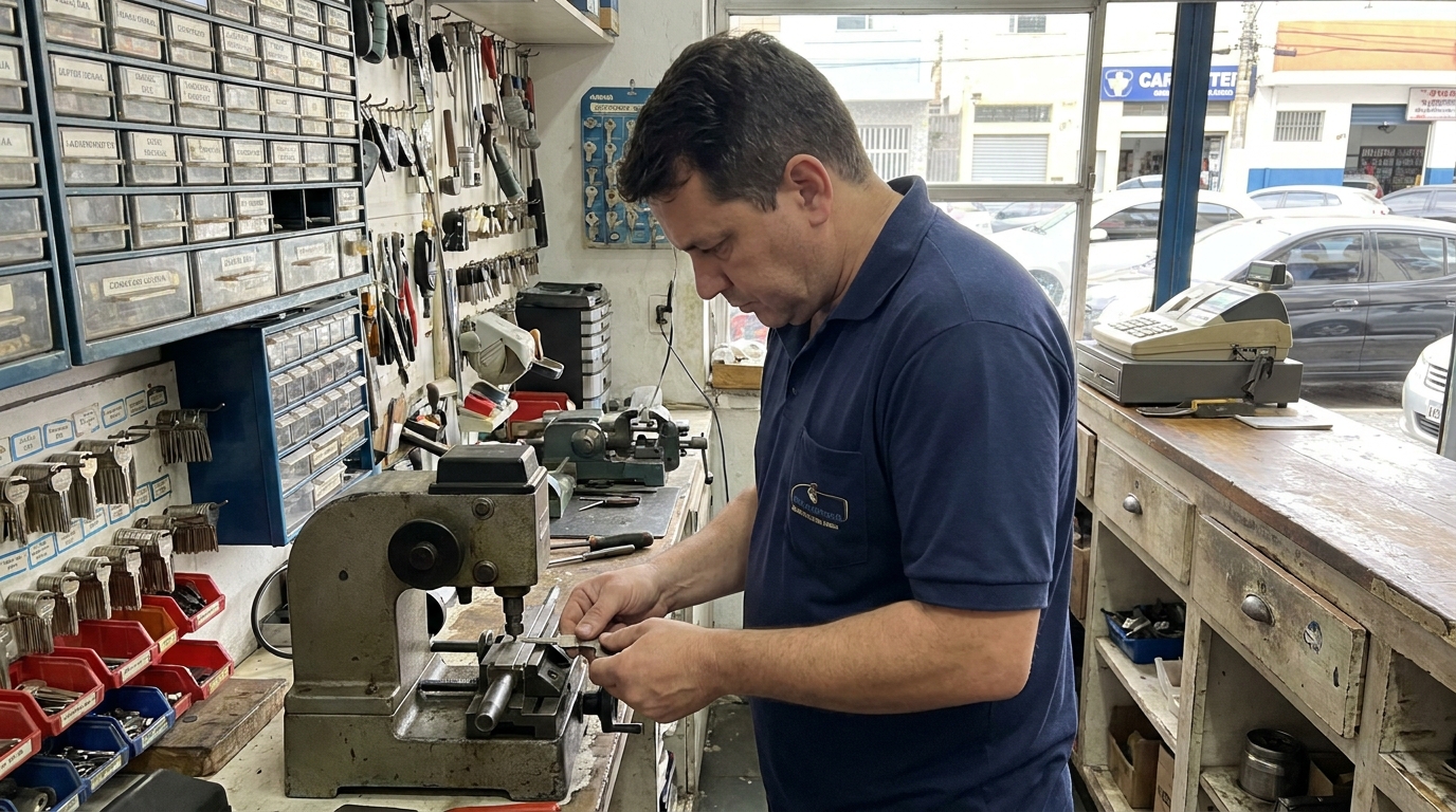 Confecção de Chave Automotiva profissional no SIM, Feira de Santana‑BA