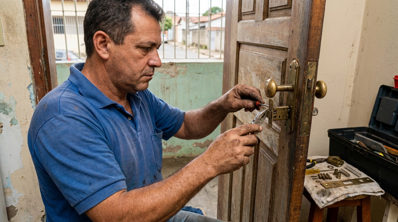 Conserto de Fechadura Residencial perto de mim no CASEB, Feira de Santana‑BA